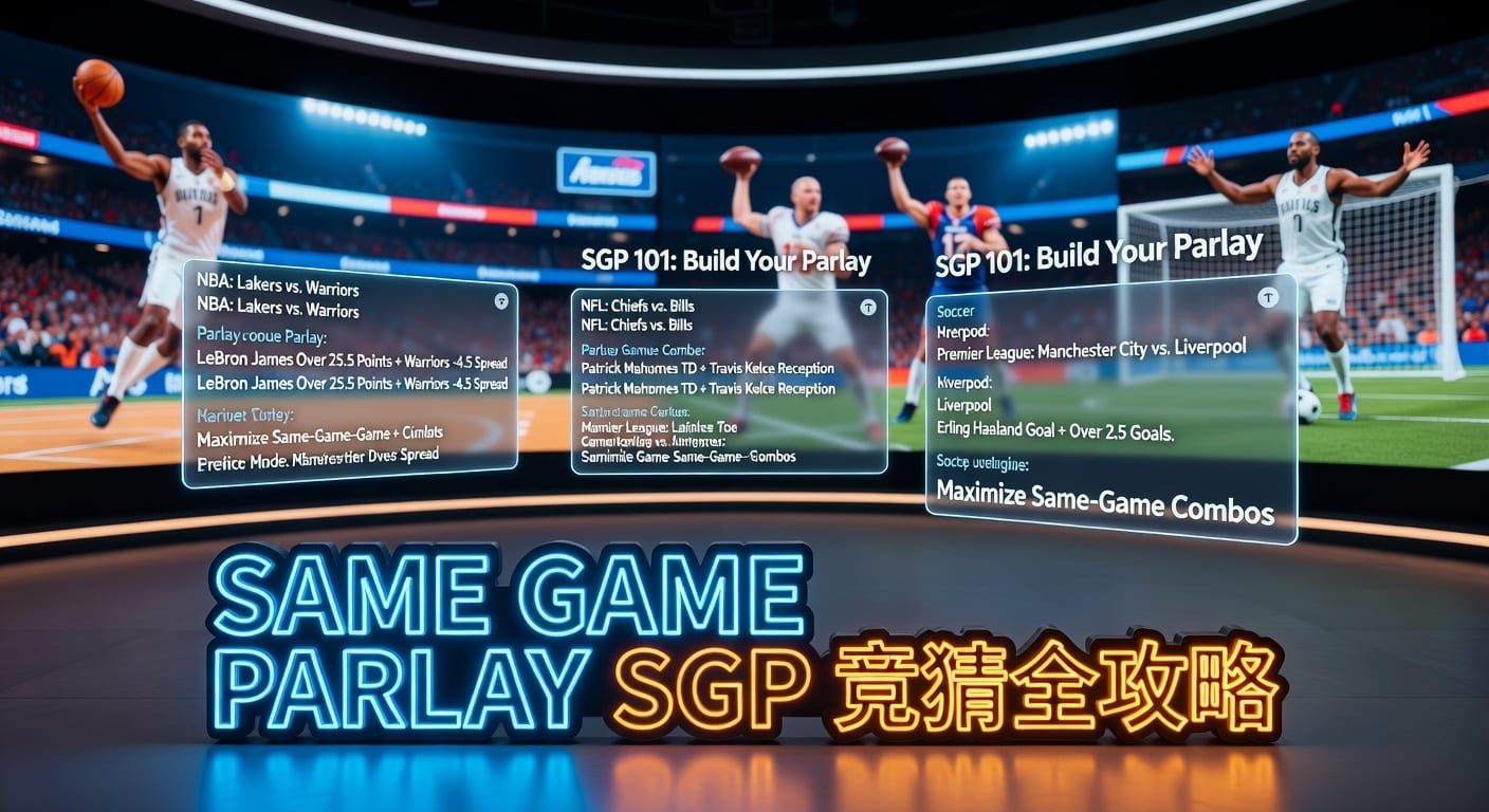 same game parlay SGP：2026年实战思路与风控