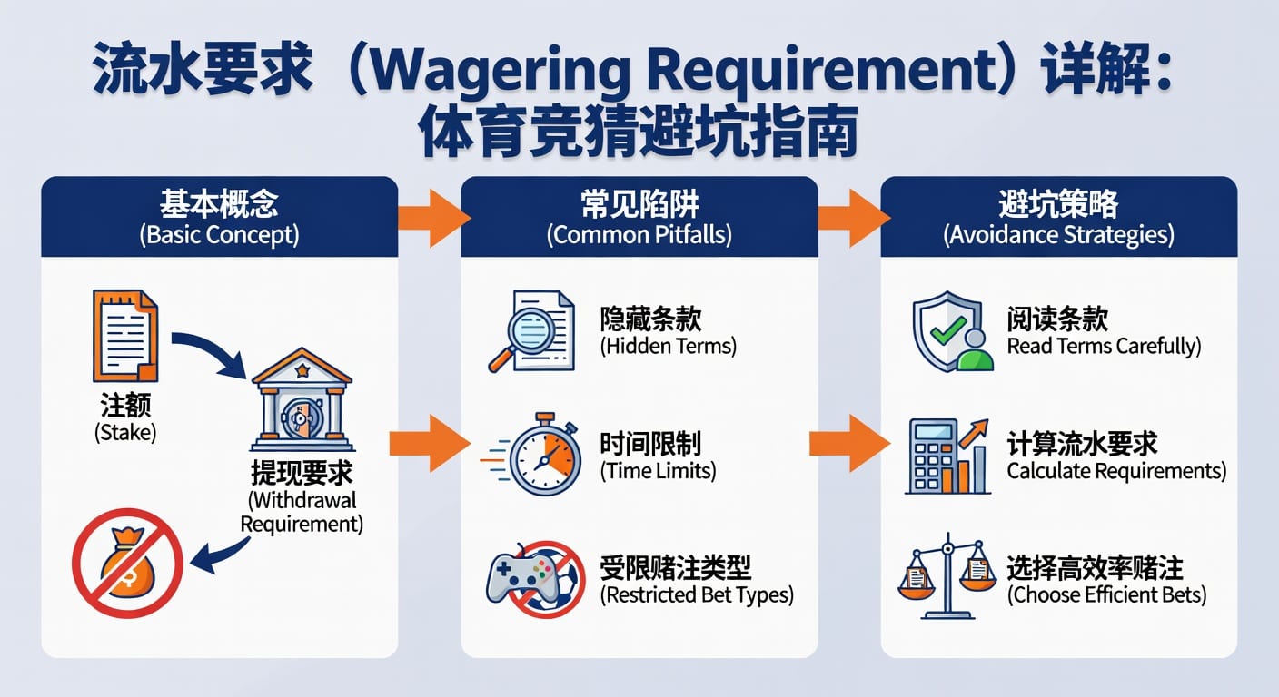流水要求 wagering requirement：出款门槛与判断